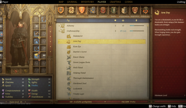 《天国：拯救2》铁匠铺锻造可增长力量经验值MOD