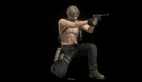 《生化危机4：重制版》无上衣里昂替换路易斯MOD