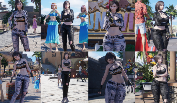 《最终幻想7：重生》剑星朋克套装MOD