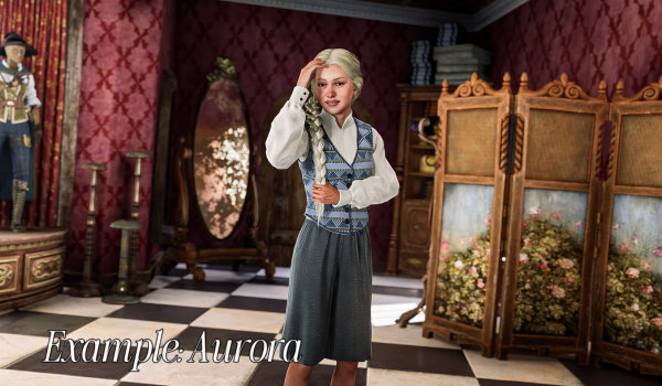 《霍格沃茨之遗》女性柔和色彩衣橱MOD