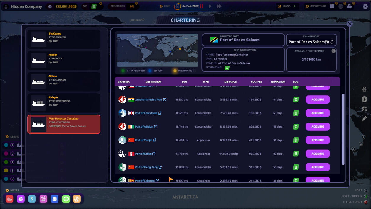 纵横七海：船运世界截图