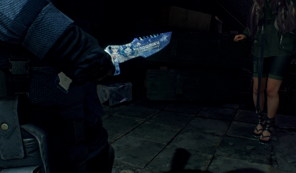 《生化危机4：重制版》战术匕首雪未来版MOD