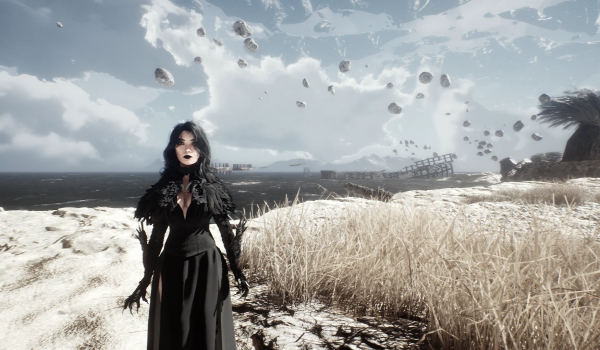 《光与影:33号远征队》渡鸦女巫羽饰连衣裙MOD