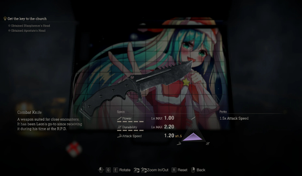 《生化危机4：重制版》战术匕首MOD