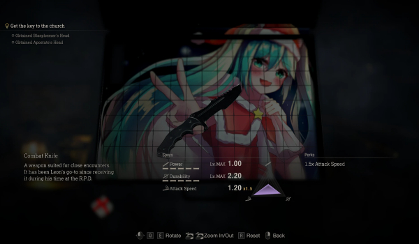 《生化危机4：重制版》战术匕首MOD