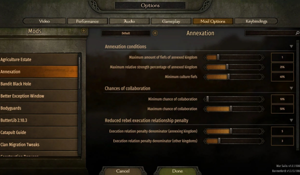 《骑马与砍杀2》王国吞并MOD