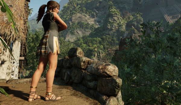 《古墓丽影：暗影》清凉蓝鹭束腰外服装扮MOD