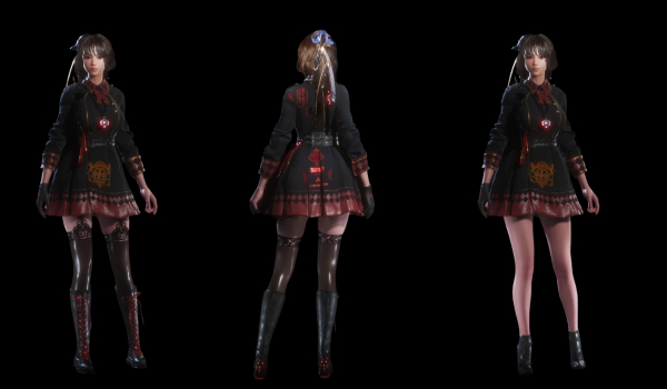 《剑星》A25黑色礼服裙MOD