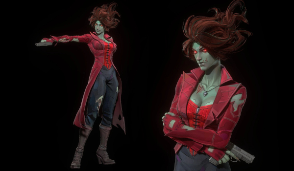 《生化危机4：重制版》漫威争锋僵尸猩红女巫MOD