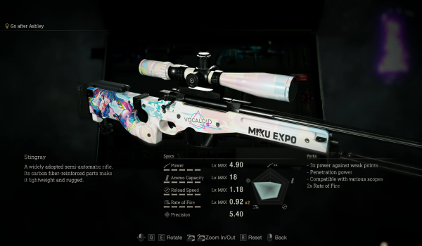 《生化危机4：重制版》AWM初音未来演唱会限定版MOD