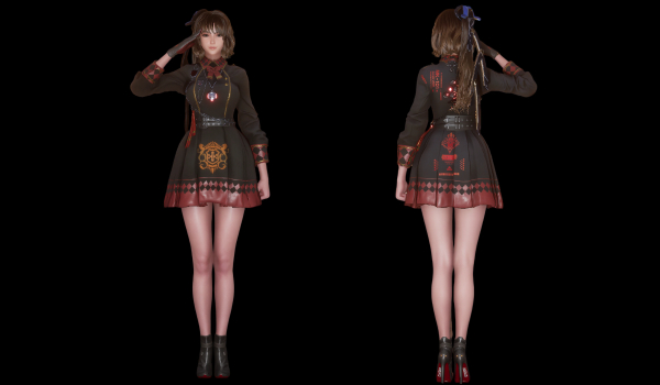 《剑星》A25黑色礼服裙MOD