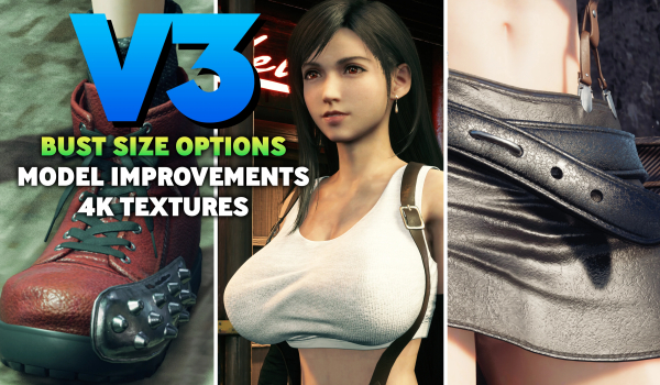 《最终幻想7：重制版》蒂法经典原版服装MOD