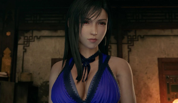 《最终幻想7：重制版》蒂法紫色连衣裙MOD