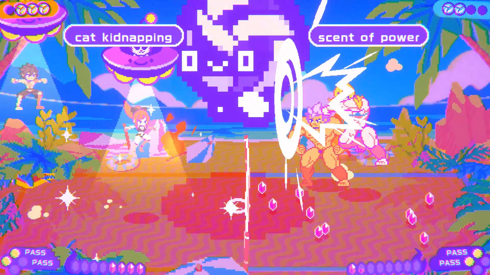 妖精的尾巴：爆裂沙滩排球截图