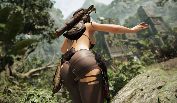 《古墓丽影：暗影》劳拉狙击手静合金装备V角色扮演MOD