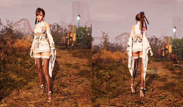 《劍星》YoRHa部隊(duì)制服純材質(zhì)重置版白底色MOD