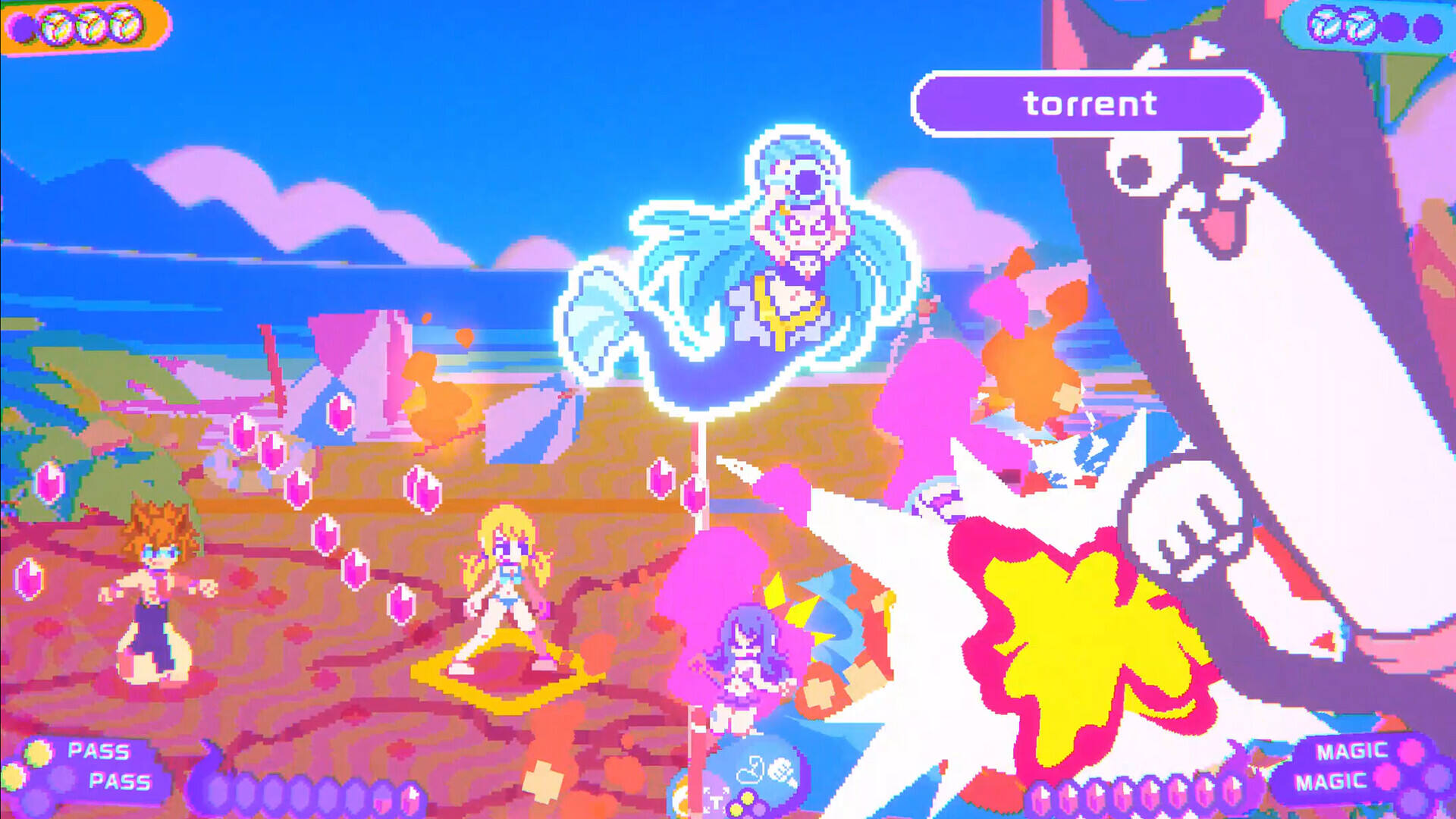 妖精的尾巴：爆裂沙滩排球截图