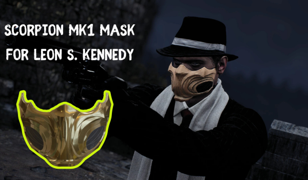 《生化危机4:重制版》里昂S肯尼迪蝎子面具MOD