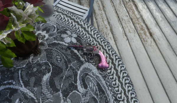 《荒野大镖客2》樱色左轮手枪MOD