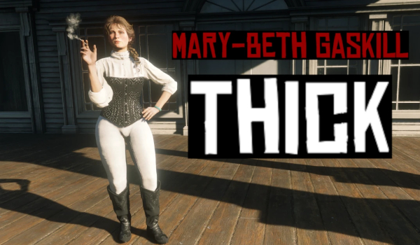 《荒野大镖客2》玛丽贝丝加斯克尔丰腴版MOD