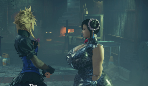 《最终幻想7:重制版》蒂法丰腴旗袍装MOD