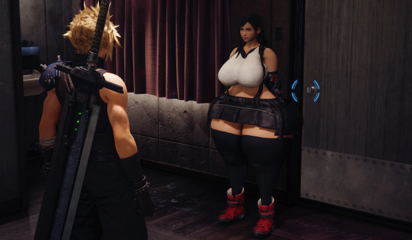 《最终幻想7：重制版》丰胸丰腿雷电之姿蒂法MOD