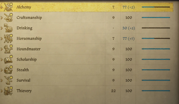 《天国：拯救2》属性上限与技能等级上限100 MOD