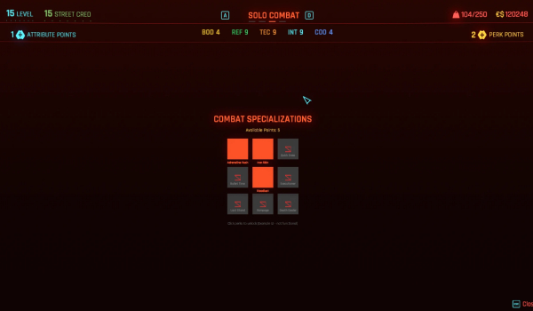 《赛博朋克2077》自定义专长框架MOD