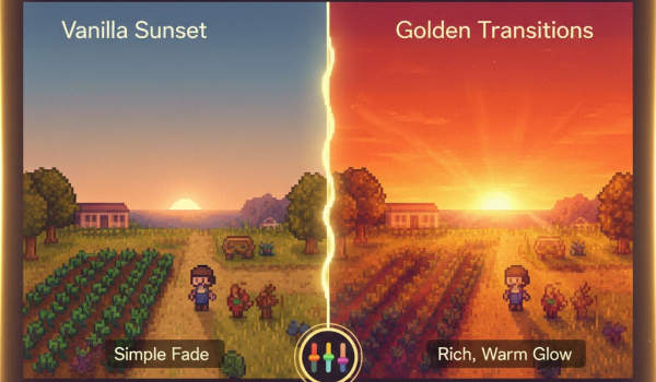 《星露谷物语》金色过渡效果MOD