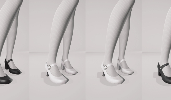 《赛博朋克2077》日常圆头高跟鞋MOD