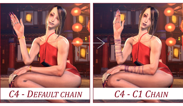 《街头霸王6》阿鬼C4号服配C1型手部锁链MOD