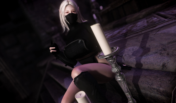 《上古卷轴5：天际重制版》夜影护甲MOD