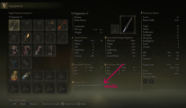 《艾尔登法环》双倍出血效果MOD