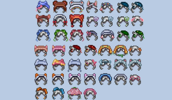 《星露谷物语》自然系列帽子MOD