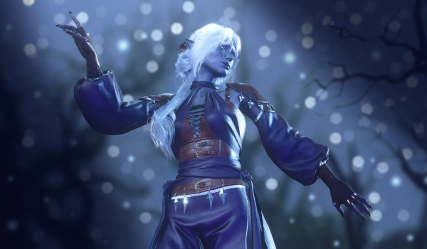 《博德之门3》暗舞者服饰艾莉丝翠剑舞者服装MOD