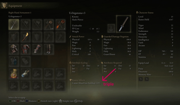 《艾尔登法环》双倍出血效果MOD
