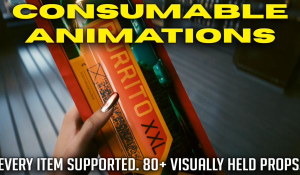 《赛博朋克2077》消耗品使用动画MOD