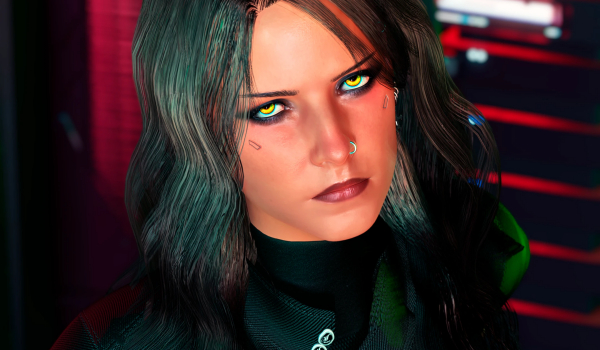 《赛博朋克2077》阿萨伊发型女版MOD