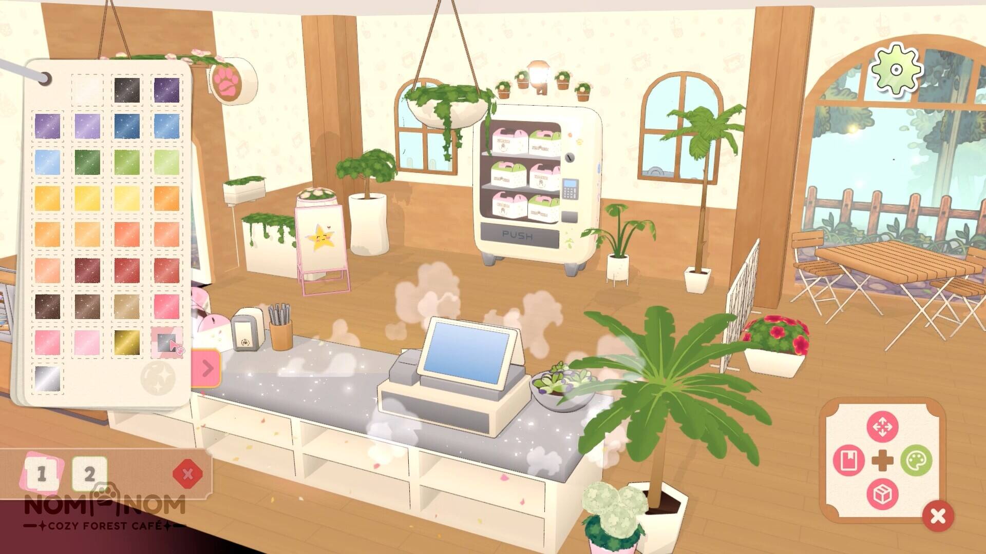 森林角落的茶话会壁纸