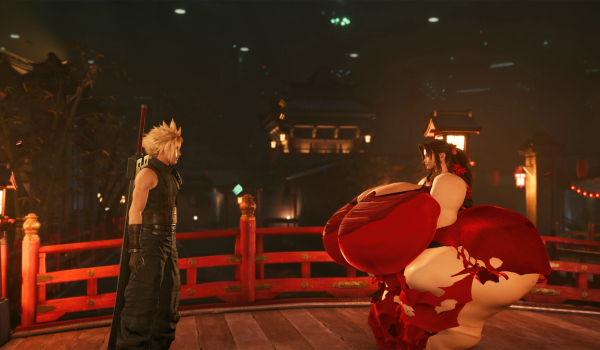 《最终幻想7:重制版》爱丽丝撕裂红裙MOD