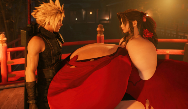 《最终幻想7:重制版》爱丽丝撕裂红裙MOD