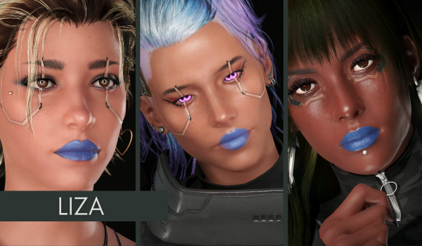 《赛博朋克2077》亮色与红色系唇彩收藏MOD