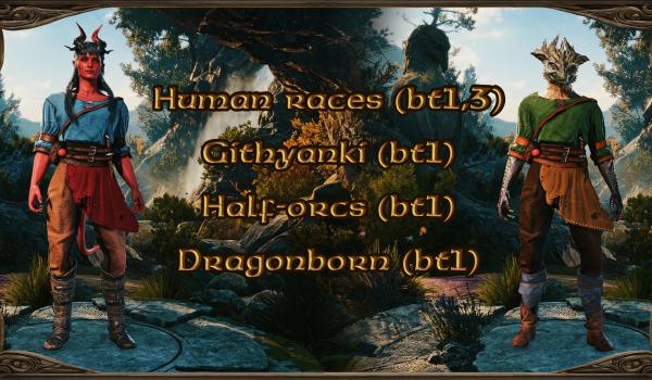 《博德之门3》破旧旅行者套装MOD