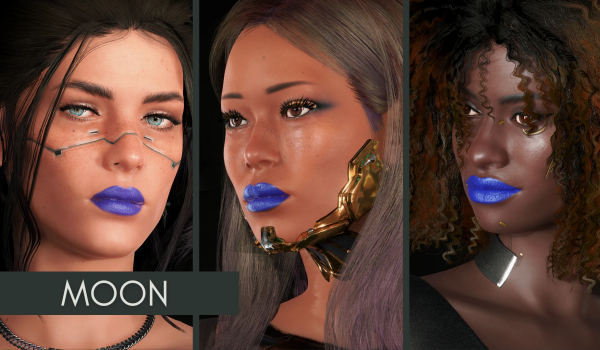 《赛博朋克2077》亮色与红色系唇彩收藏MOD