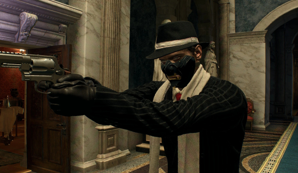 《生化危机4:重制版》里昂专用境井仁面具MOD