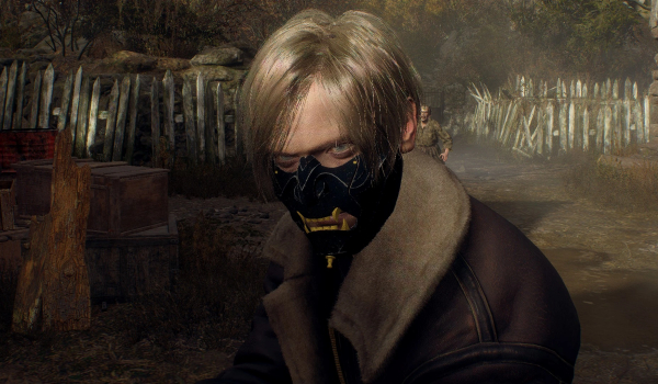 《生化危机4:重制版》里昂专用境井仁面具MOD