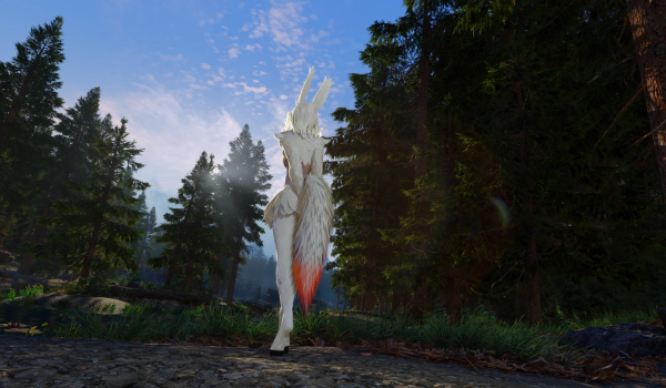 《上古卷轴5：天际重制版》蓬松天使之羽MOD