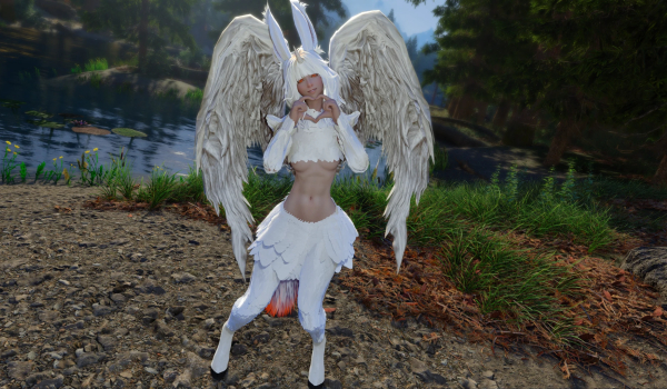 《上古卷轴5：天际重制版》蓬松天使之羽MOD