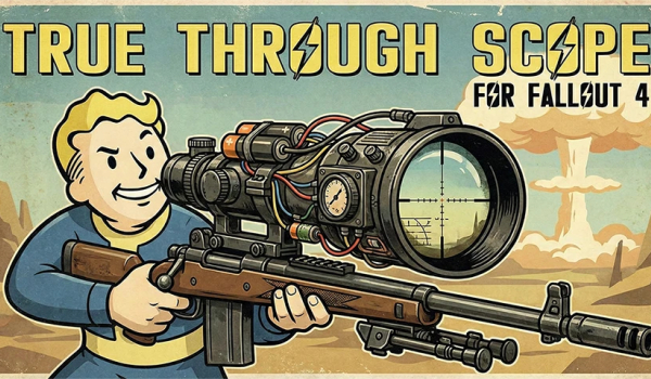 《辐射4》真实穿镜瞄具MOD
