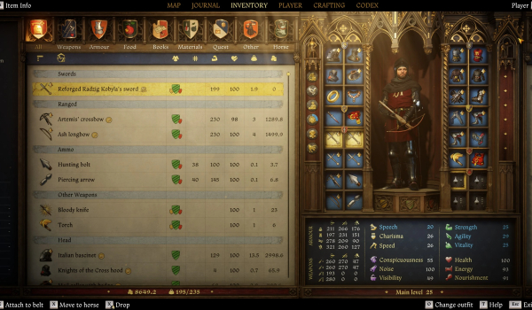 《天国：拯救2》真实护甲数值MOD